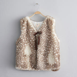 Manteaux d'hiver sans manches en fausse fourrure pour jeunes filles de Corée, fabriqués en Chine par une usine OEM - Product Image 4