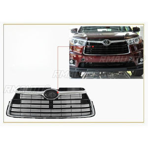 Para Toyota Highlander 2008-2011 2012-2014 2015-2017 Kit de Carrocería Parrilla Delantera de Parachoques Rejilla de Carreras Parte Exterior - Product Image 1