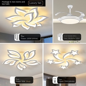 Lámpara de techo cuadrada acrílica con Control remoto moderno, lámpara de techo para sala de estar, dormitorio, hogar, 160W, luces de techo LED de lujo - Product Image 5