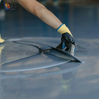 Revêtement acrylique hautement élastique imperméable résistant aux UV à base d'eau pour toiture en béton et murs extérieurs