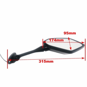 Jpmotor phổ xe máy gương với đèn <span class=keywords><strong>LED</strong></span> Bật Gương bên đèn báo rẽ Gương Xe Máy - Product Image 4