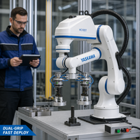 Robot collaboratif HC10DT YASKAWA Cobot 46 kg, double outil, double pince, entraînement servo-électrique 220V/380V, contrôleur PLC YRC1000