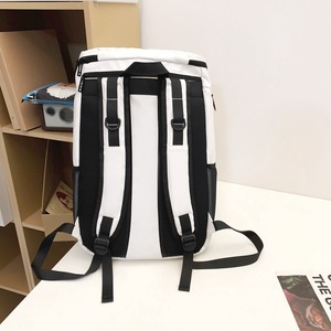 Nouveau <span class=keywords><strong>sac</strong></span> à <span class=keywords><strong>dos</strong></span> de <span class=keywords><strong>sport</strong></span> unisexe en denim imperméable, tendance urbaine, motif lettres, doublure en polyester, bretelles incurvées, grande capacité - Product Image 3