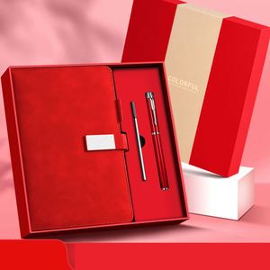 Luxury Blue PU Leather A5 Notebook <b>Gift</b> <b>Set</b> with Pen-FX <b>GIFT</b> Personalized Business <b>Gift</b> - Product Image 5
