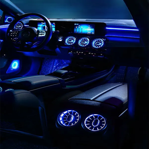 Luci Ambientali LED a 64 Colori per Bocchette Mercedes Benz W177 W118 <span class=keywords><strong>W247</strong></span> Classe A/<span class=keywords><strong>B</strong></span>/CLA/GLA/GLB Lampada Decorativa RGB per Interni Auto - Product Image 3
