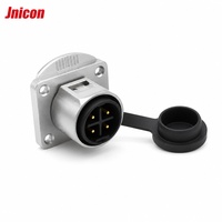 Connecteur circulaire étanche IP67 MJ16 en métal, mâle-femelle, 2 à 8 broches, pour alimentation et signal, idéal pour le stockage d'énergie hors réseau