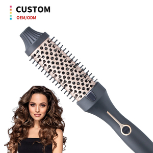 <span class=keywords><strong>Brosse</strong></span> <span class=keywords><strong>chauffante</strong></span> <span class=keywords><strong>lissante</strong></span> à trois barils chauffants, lisseur de cheveux 38 mm avec chauffage PTC, <span class=keywords><strong>brosse</strong></span> thermique haute performance pour boucler les cheveux - Product Image 1