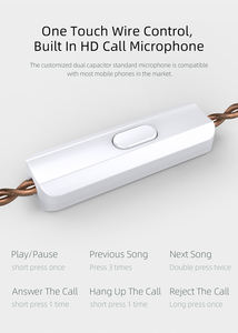 Nouveaux écouteurs <span class=keywords><strong>KZ</strong></span> EDX 1 dynamique HIFI Bass, écouteurs intra-auriculaires, moniteur intra-auriculaire, casque sport, réduction de bruit - Product Image 4