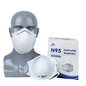 NioshN95マスク工業用ヘッドバンドカップ形状バルブ付きメーカーサプライヤー卸売