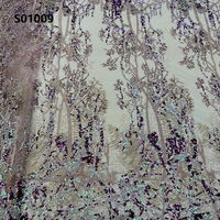 CHOCOO Nouveauté Tissu en dentelle brodée africaine Fournisseurs Fabricants Tissu en dentelle de tulle français à sequins