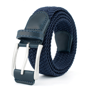 Fibbia Vintage in lega di zinco intrecciata cintura elastica bianca in Nylon traspirante cintura di tela per esterni - Product Image 3