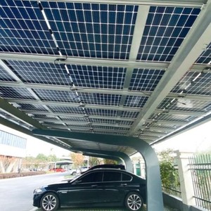 Système de montage de carport solaire en aluminium, surface anodisée, étanche, installation rapide - Product Image 1