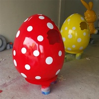 Gute Qualität Bunte Werbe Günstige Preis Fiberglas Riesen Ostern Ei Für Ostern Urlaub