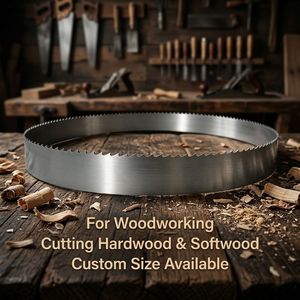 Lame de scie à ruban en acier au carbone de qualité supérieure : coupe durable pour le bois, qualité professionnelle pour la menuiserie et les ateliers - Product Image 5