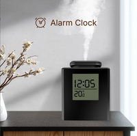 Diffuseur de parfum multifonctionnel au design spécial avec réveil numérique et affichage de la température pour la maison et le bureau