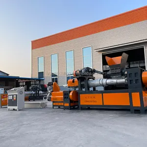 Plastic Scrap Recycling Processing PPPE High Pressure Film Primary and Secondary Pelletizer Plastic Granule Making Machine