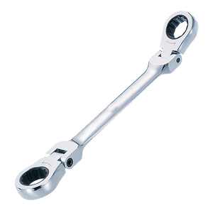 Metric 8mm-19mm Extra Long <b>Gear</b> Ratcheting Spanner Set Extended Handle With Flex Head Double <b>Box</b> End Wrench Set BNYA-WS006-1 - Product Image 6