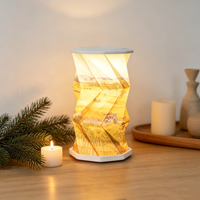 Articles cadeaux uniques pour filles, lampe en papier portable sans fil à intensité variable, ambiance cosy, lampes de nuit LED pliables pour le camping