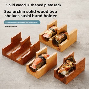 Expositor de <span class=keywords><strong>Madera</strong></span> para Sushi, Soporte para Tacos, Bandeja de Servicio para Restaurante Japonés, para Nigiri, Temaki y Hand Roll - Product Image 3
