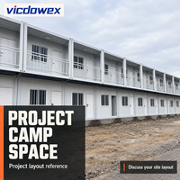 Bâtiment modulaire préfabriqué en Z, pliable, résistant aux tremblements de terre, facilement déplaçable, pour bureaux, entrepôts et habitations.