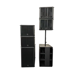 F10 2 + 1 cấu hình 300W 10 "2-cách đồng trục dòng mảng loa + 18" 800W hoạt động loa siêu trầm 3-ch kỹ thuật số amp với DSP - Product Image 6