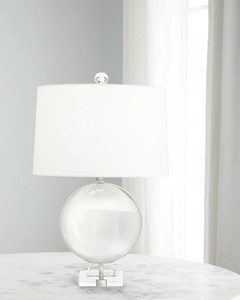 Custom Elegant Modern Design Round Glass Table <b>Lamp</b> for Hotel Restaurant Coffee House With <b>Drum</b> <b>Shade</b> Electric Power Supply - Product Image 1