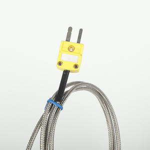 สายวัดอุณหภูมิเทอร์โมคัปเปิลชนิด K สำหรับเตาเผา ทนอุณหภูมิสูง 1000 องศา พร้อมสายชดเชย - Product Image 2