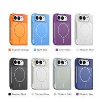 Étui de luxe pour téléphone portable iPhone Duo, finition mate anti-traces de doigts, protection pour coque pliable Apple, accessoires magnétiques