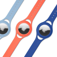 Bracelets de mode en silicone résistants à l'eau pour montre, support de localisation pour AirTags avec sangles de poignet en caoutchouc