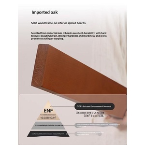 เตียงติดผนังไม้มะฮอกกานีแบบกำหนดเอง 0.8-2 ม. ห้องนอนใหญ่สไตล์โมเดิร์นมินิมอล เตียงคู่ 1.8 ม. เตียงเดี่ยว 1.2 ม. - Product Image 6