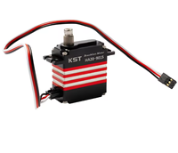 Servomoteur brushless métallique KST HA20-9015 à couple élevé 90Kgf.cm 0.15sec 60 pour avions RC grand format sans contact standard