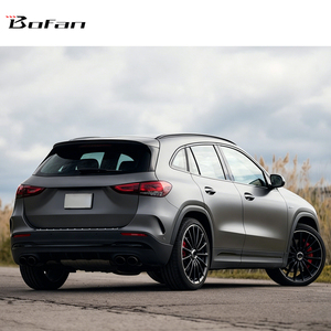 Diffuseur arrière style GLA45 AMG avec embouts argentés pour Mercedes-Benz <span class=keywords><strong>GLA</strong></span> W247 <span class=keywords><strong>2020</strong></span>+ Ajustement direct ABS non peint - Product Image 3