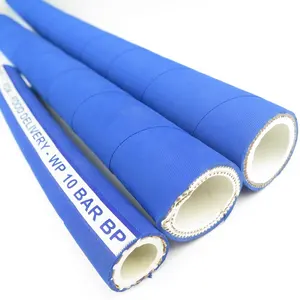 10Bar Blue And White Color Food Grade Rubber Hose For Milk Beer Etc Factory Directly Sales