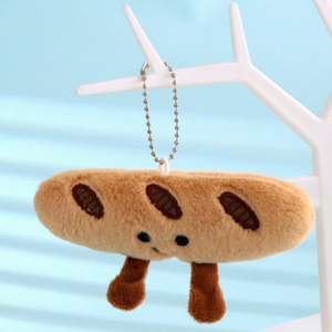 <span class=keywords><strong>Porte</strong></span>-clés décoratif en peluche moelleuse, design mini croissant mignon et premium, style <span class=keywords><strong>Kawaii</strong></span> - Product Image 6
