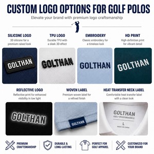 <span class=keywords><strong>Polo</strong></span> da Golf Personalizzate con Stampa Topografica a Contorni, Design Moderno e Professionale, Logo Ricamato - Product Image 4