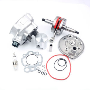 Bloc-cylindre de course 90cc avec vilebrequin pour moteur Malaguti <span class=keywords><strong>Sherco</strong></span> <span class=keywords><strong>50cc</strong></span> AM4 AM5 AM6 Minarelli 2T - Product Image 5