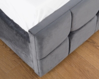 Ensemble de meubles de maison modernes et minimalistes pour chambre à coucher avec rangement hydraulique extra-large cadre de lit souple tufté vente directe d'usine