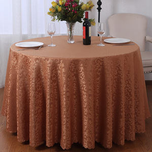 Nappe Ronde de Mariage Jacquard en Gros, Couverture de <span class=keywords><strong>Table</strong></span> de Banquet en Polyester pour Événements - Product Image 3