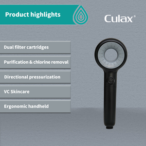 2025 thiết kế mới phổ cầm tay 2 giai đoạn kích hoạt bộ lọc carbon vòi hoa sen đầu chloramine quy mô loại bỏ ứng dụng-điều khiển cho - Product Image 2