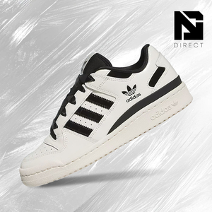 Adidas Wmns Forum Low Cl 'off White Black Patent' รองเท้าอินเทรนด์รองเท้าผ้าใบแฟชั่นคลาสสิกสำหรับผู้หญิงและสุภาพสตรี - Product Image 1