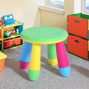 Phong cách hiện đại trẻ em nhựa bảng và phân thiết lập kích thước nhỏ cho lớp học phòng ngủ hoặc ăn uống cho mẫu giáo sử dụng - Product Image 4