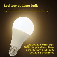 Ampoule LED à lumière chaude 3000K E27 12V 24V 36V, haute luminosité, basse tension, éclairage pour bateaux de pêche, machines-outils