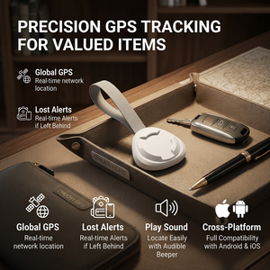 Mini GPS Airtags para Tarjetas Android, Paquete de 4, Sistema Dual, Localizador, Regalos Promocionales Empresariales, Pulsera Personalizada con 2 Tarjetas - Product Image 1