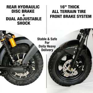 <span class=keywords><strong>Bici</strong></span> <span class=keywords><strong>Elettrica</strong></span> Cargo 2026 HOT SALE 60V 1000W Super Potente con Pneumatici Fat, Alta Velocità e Lunga Autonomia - Product Image 3