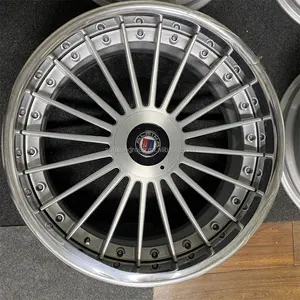 Высокое качество пользовательских 3 предмета в комплекте кованые Сплит Alpina колёса из 15 "-24" Обратный губы 5x120 легкосплавные колесные диски для bmw e30 e34 e24 e38