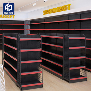 Estantes de exhibición Estantes de supermercado Estante de góndola Etagere Boutique Artículos de comestibles Foodmart Racks Estante de exhibición de supermercado - Product Image 4