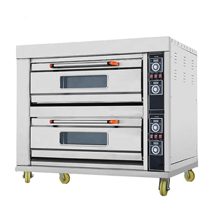 Horno de Gas de Triple Plataforma con Certificación CE, 6 Bandejas y Tres Ventanas de Visualización de Alta Temperatura para Restaurantes y Panaderías al por Mayor - Product Image 3