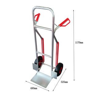 Xe Tải Bao Nhôm Trượt Runners 180 Kg Hai Bánh Xe Tay Xe Đẩy Nền Tảng Mang Xe OEM Tùy Chỉnh Tay Giỏ Hàng - Product Image 2