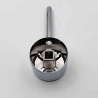 Poignée unique de robinet d'électrodéposition de chrome d'alliage de zinc de haute qualité pour le mélangeur de robinet de bassin