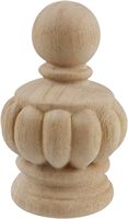 Embouts décoratifs en bois pour poteaux de lit Embouts de tringle à rideau Escaliers DIY Crafts Embouts en bois non finis pour la décoration intérieure de la maison